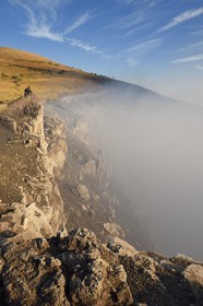 Nicaragua, Masaya, Masaya Volcano National Park (Parque Nacional Volcan Masaya), the active Santiago crater