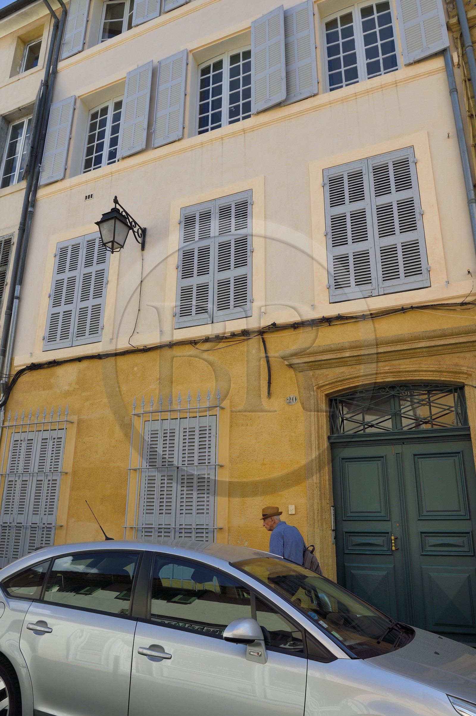 France, Bouches-du-Rhône (13), Aix en Provence, un des domiciles de la famille Cézanne (de 1878 à 1881) au 20 rue Emeric David