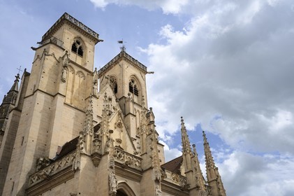 France, Côte d'Or (21), Semur-en-Auxois, l'église Notre-Dame
