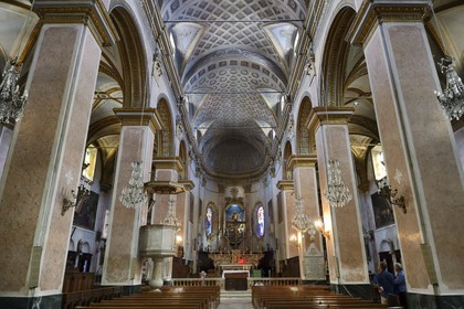 France, Haute-Corse (2B), Bastia, la Citadelle quartier de Terra-Nova, l'ancienne cathédrale Sainte-Marie