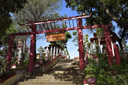 France, Var, Frejus, former Gallieni military camp, Hông Hiên Tu pagoda, a Buddhist temple built in 1917 by Indochinese french soldiers
