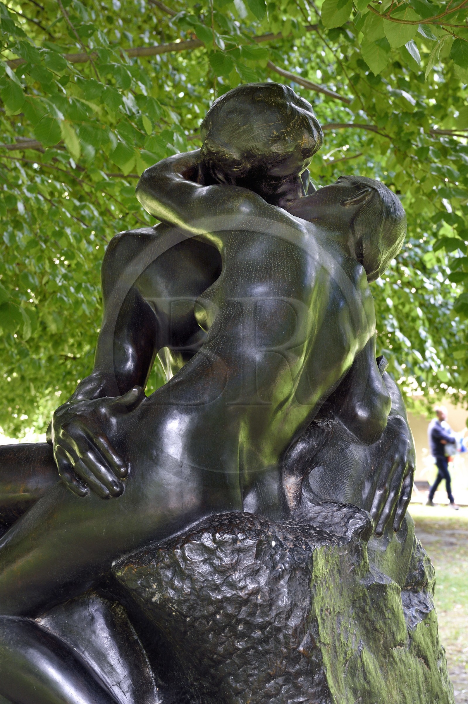 Suisse, canton du Valais, Martigny, Fondation Pierre Gianadda, Auguste Rodin, Le Baiser, bronze, 1886
