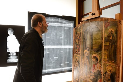 Spain, Andalusia, Seville, Museum of Fine Arts, restoration workshop