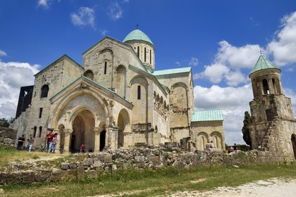 Géorgie, Iméréthie, Kutaissi, la Cathédrale de Bagrati, classée Patrimoine Mondial de l'UNESCO