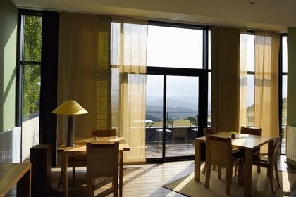 France, Haute-Loire (43), Saint-Bonnet-le-Froid, l'hotel du Restaurant 3 étoiles Régis et Jacques Marcon