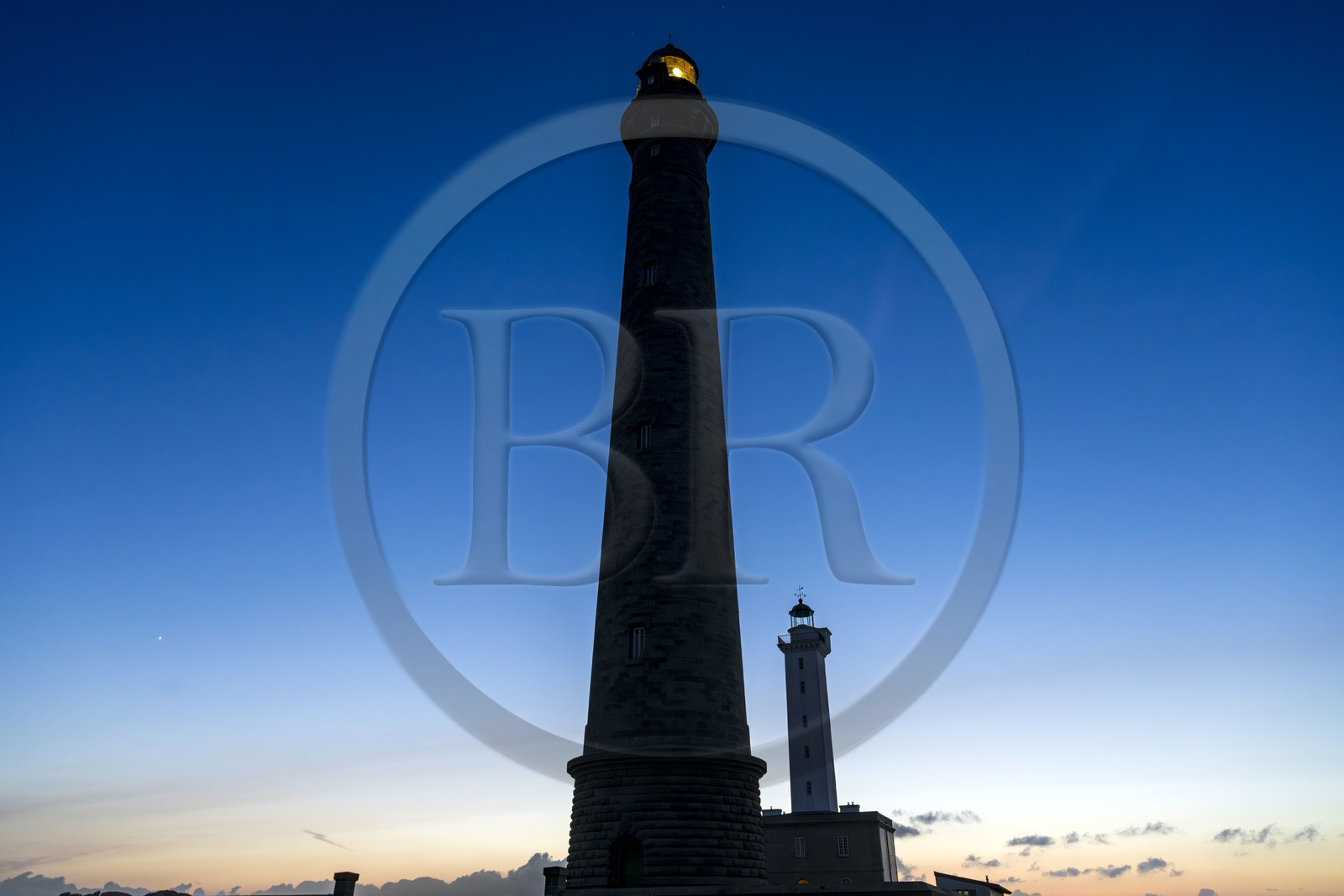 France, Finistère (29), Pays des Abers, Ile Vierge dans l'archipel de Lilia, le phare de l'Ile Vierge, le plus haut phare d'Europe avec 82,5 mètres