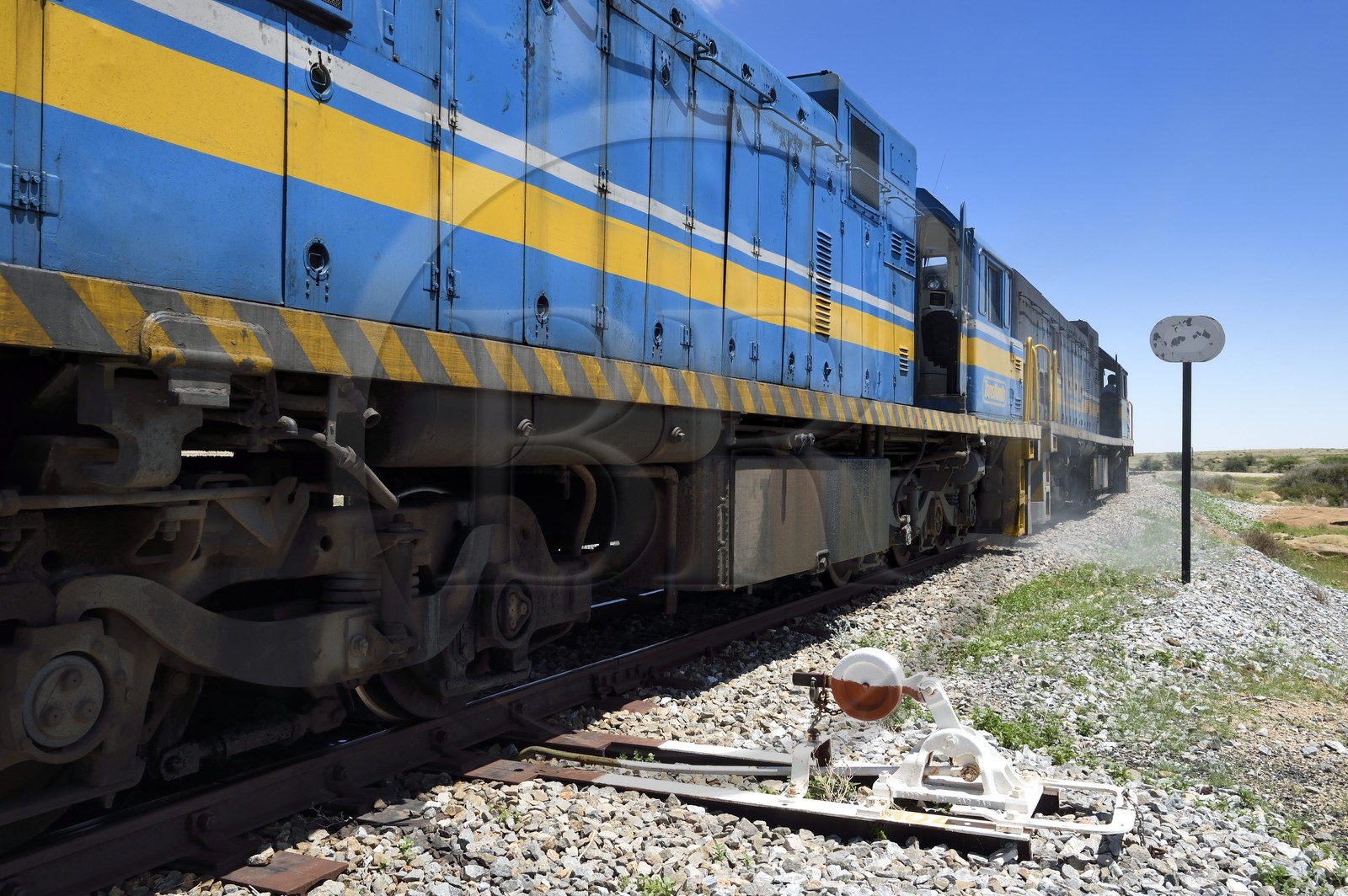 Namibie, région de Erongo, le train Shongololo express