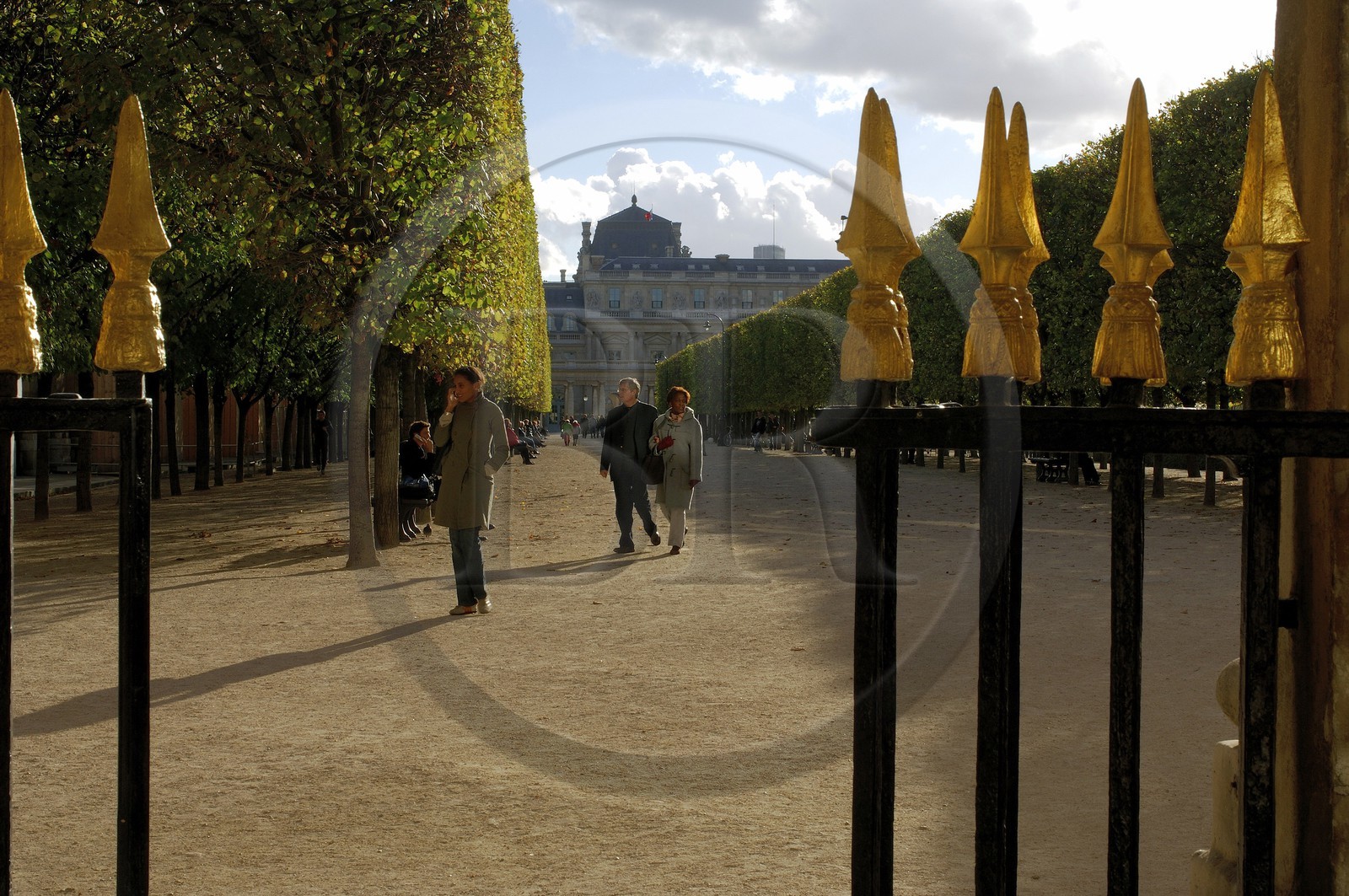France, Paris (75), le jardin du Palais Royal