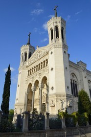 France, Rhône (69), Lyon, site historique classé Patrimoine Mondial de l'UNESCO, Basilique Notre Dame de Fourvière