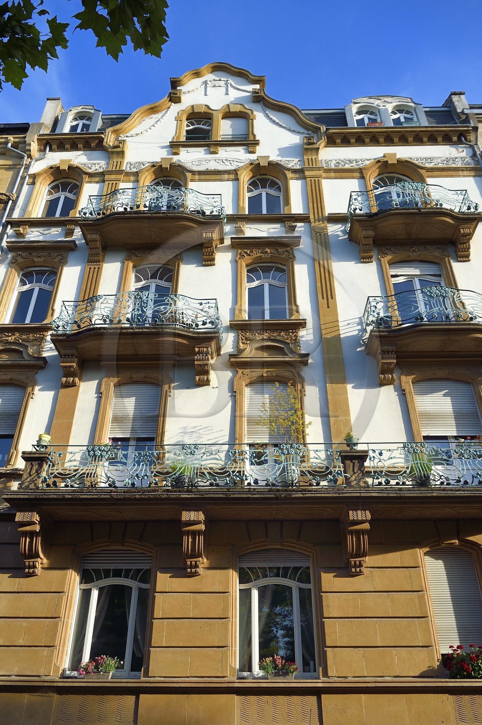 France, Moselle, Metz, Imperial district, Jugendstil building at 7 avenue Foch