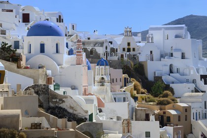 Greece, Cyclades, Aegean Sea, Santorini (Thira or Thera), village of Oia