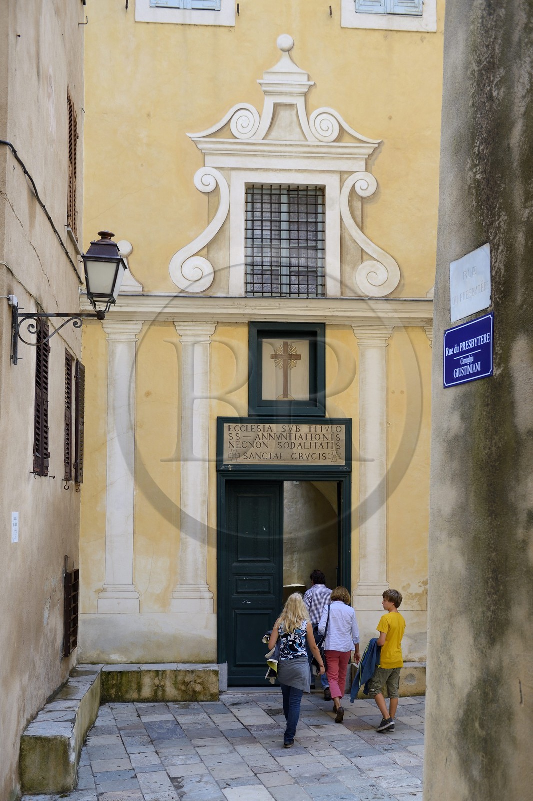 France, Haute-Corse (2B), Bastia, la Citadelle quartier de Terra-Nova, chapelle Sainte-Croix