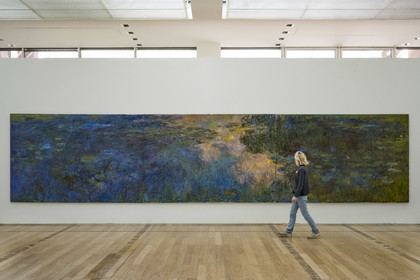Switzerland, Basel, Riehen, Beyeler Foundation, the water-lily pond by the painter Claude Monnet