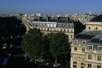 France, Paris (75), perspective de l' avenue de l' Opéra, depuis la place André Malraux