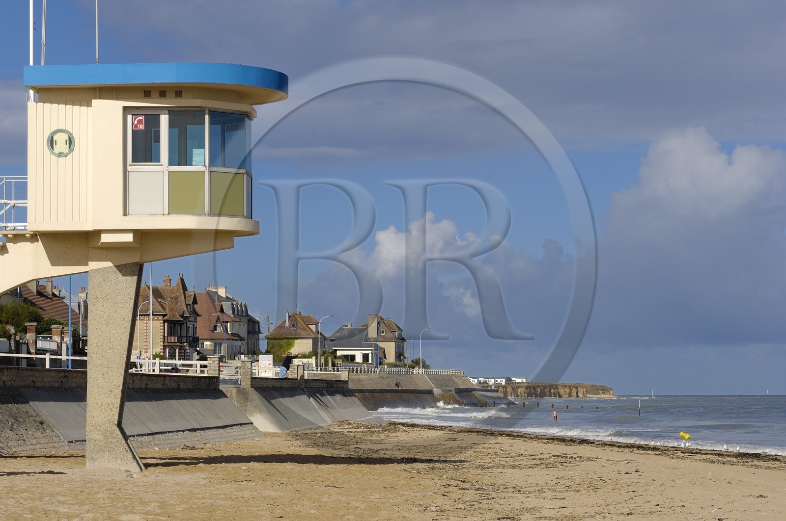 France, Calvados (14), Cote de Nacre, plage de Lion-sur-Mer