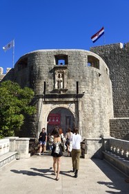 Croatia, Dalmatia, Dalmatian coast, Dubrovnik, Historic Centre listed as World Heritage by UNESCO, Pile gate