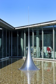 France, Bouches du Rhone,  Le Puy Sainte Reparade, Chateau La Coste vineyard and contemporary art center, Art Center by the architect Tadao Ando, Mathematical Model 012 by the artist Hiroshi Sugimoto in the foreground (Compulsory Mention)