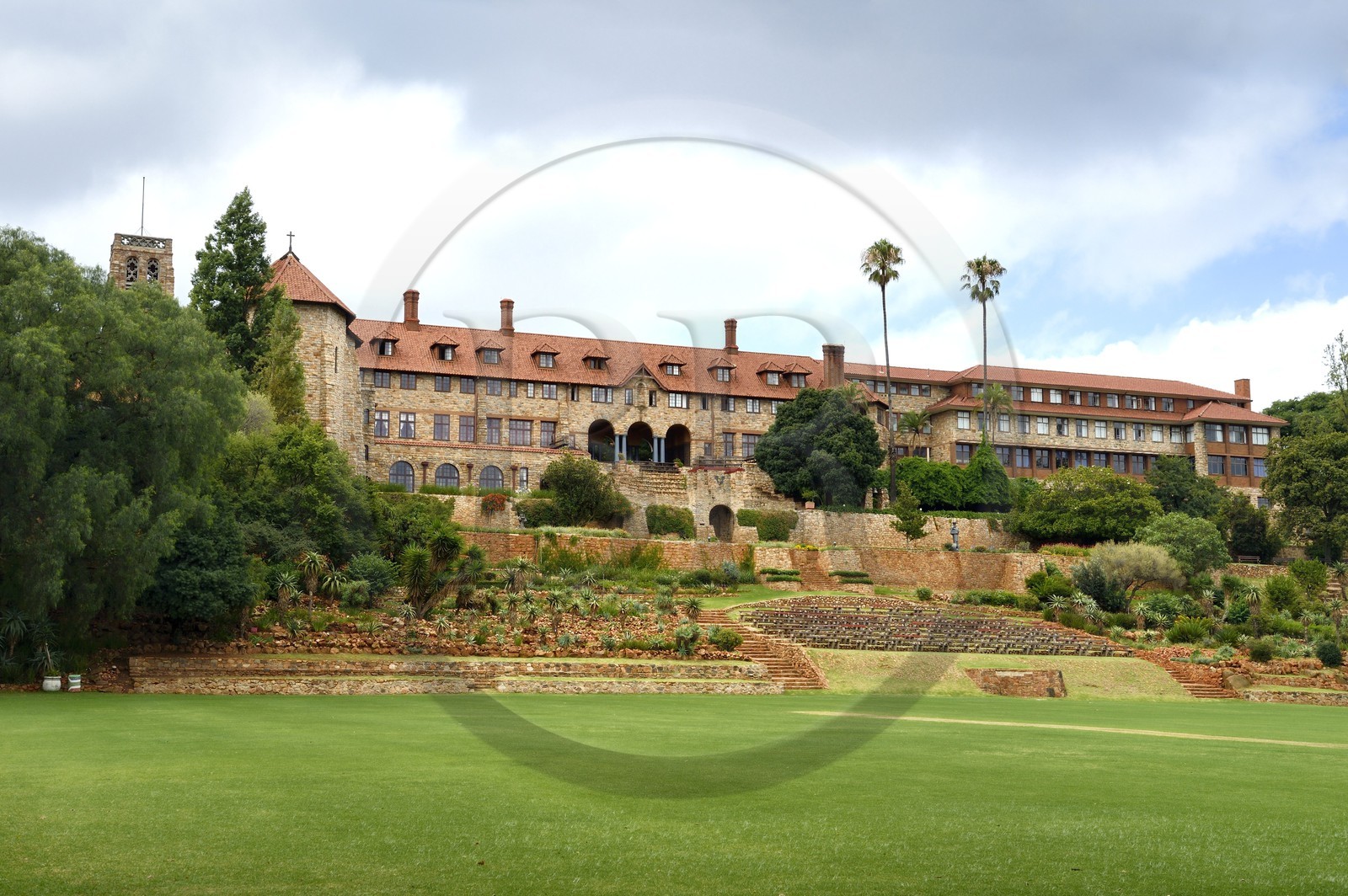 Afrique du Sud, province de Gauteng, Johannesburg, Houghton, le Collège Saint-Jean (St John's College) est une école privée bien connue pour les garçons