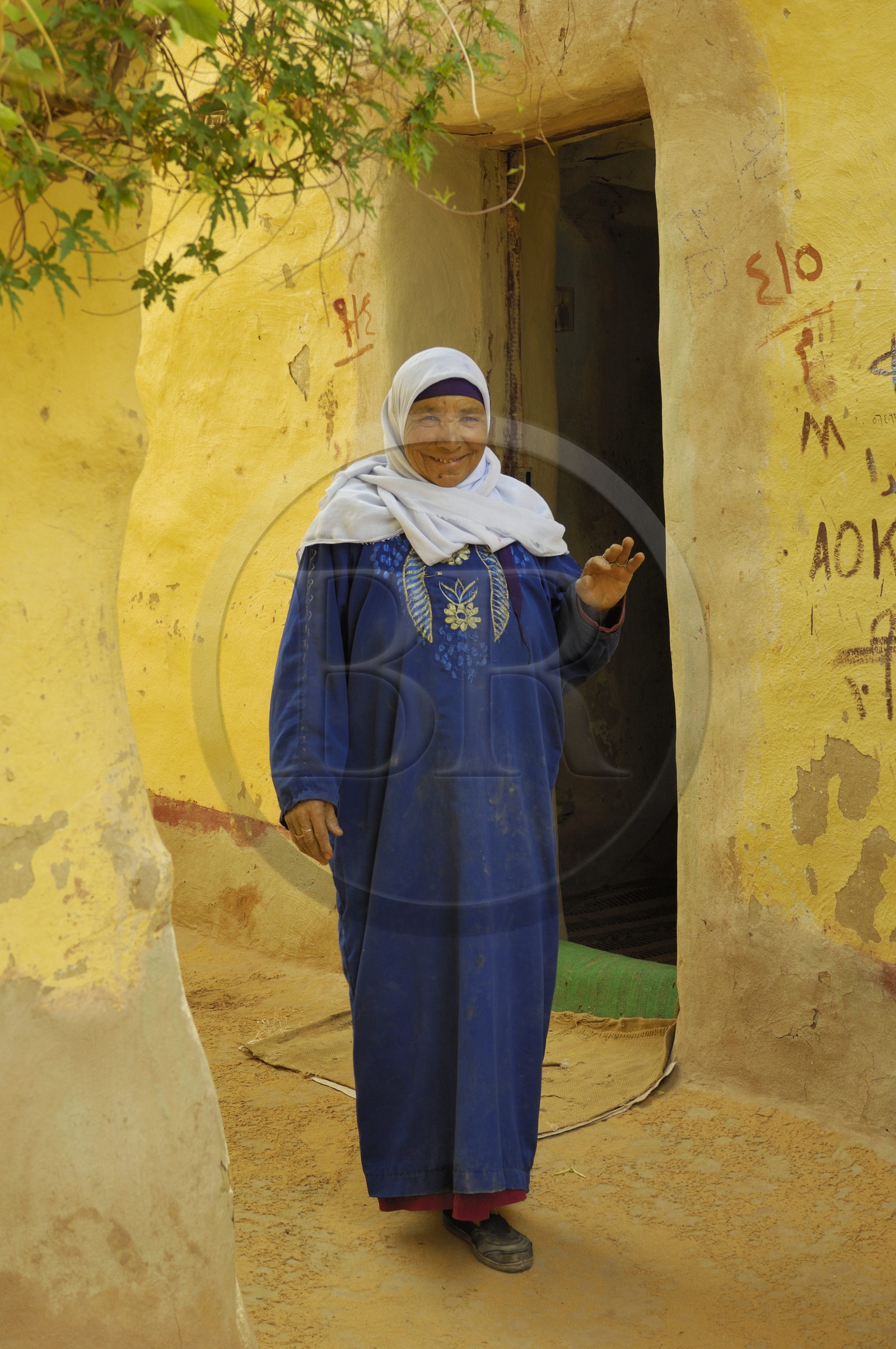 Egypte, désert libyque, oasis de Dakhla, ville de Balat