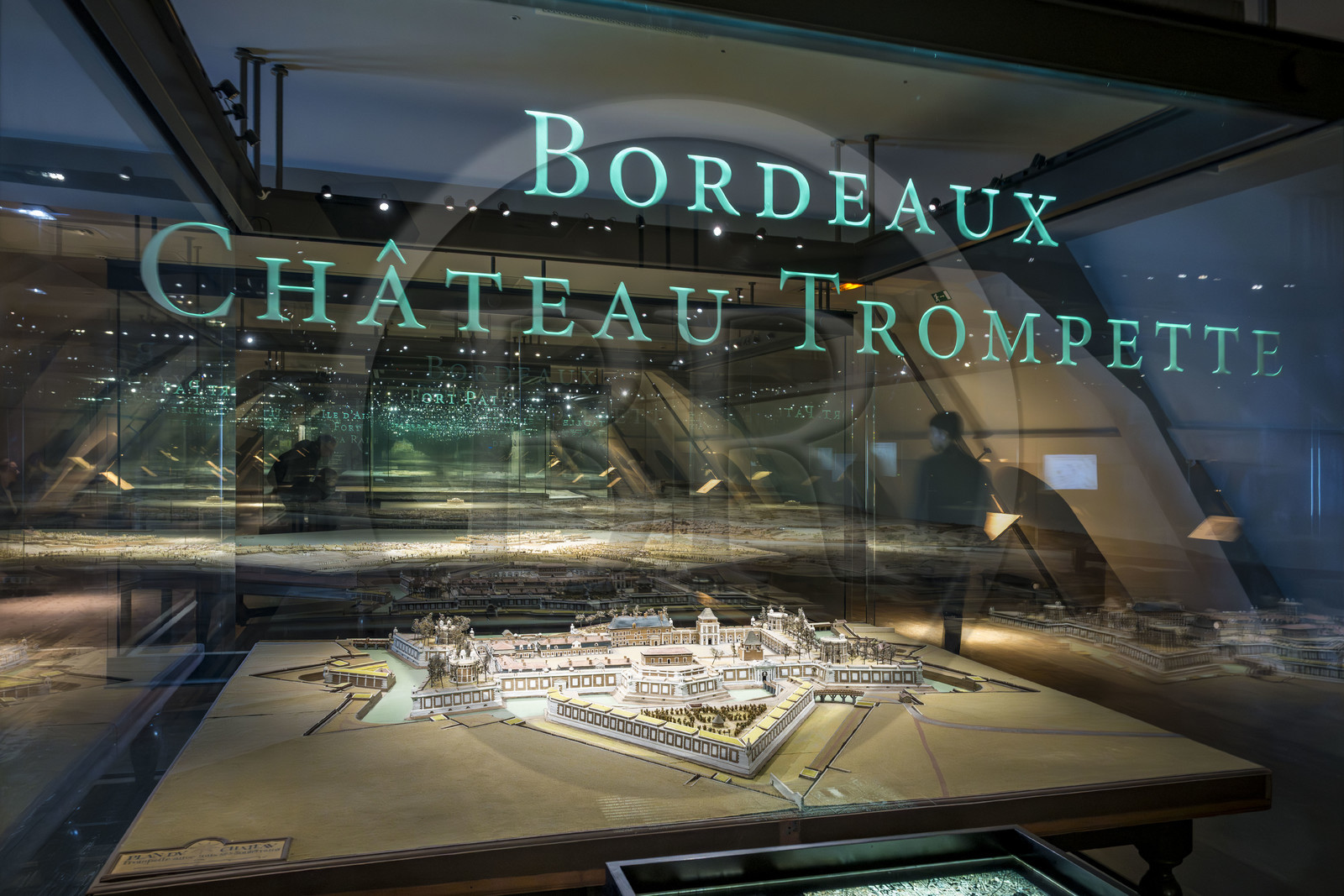 France, Paris (75), Hotel des Invalides, Musée de l'Armée, Musée des Plans-Reliefs, Château Trompette (aujourd'hui rasé), Bordeaux, réalisé en 1705 au 1 200