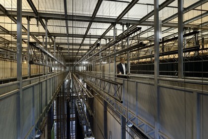 France, Paris, Garnier Opera, the fly system or theatrical rigging system