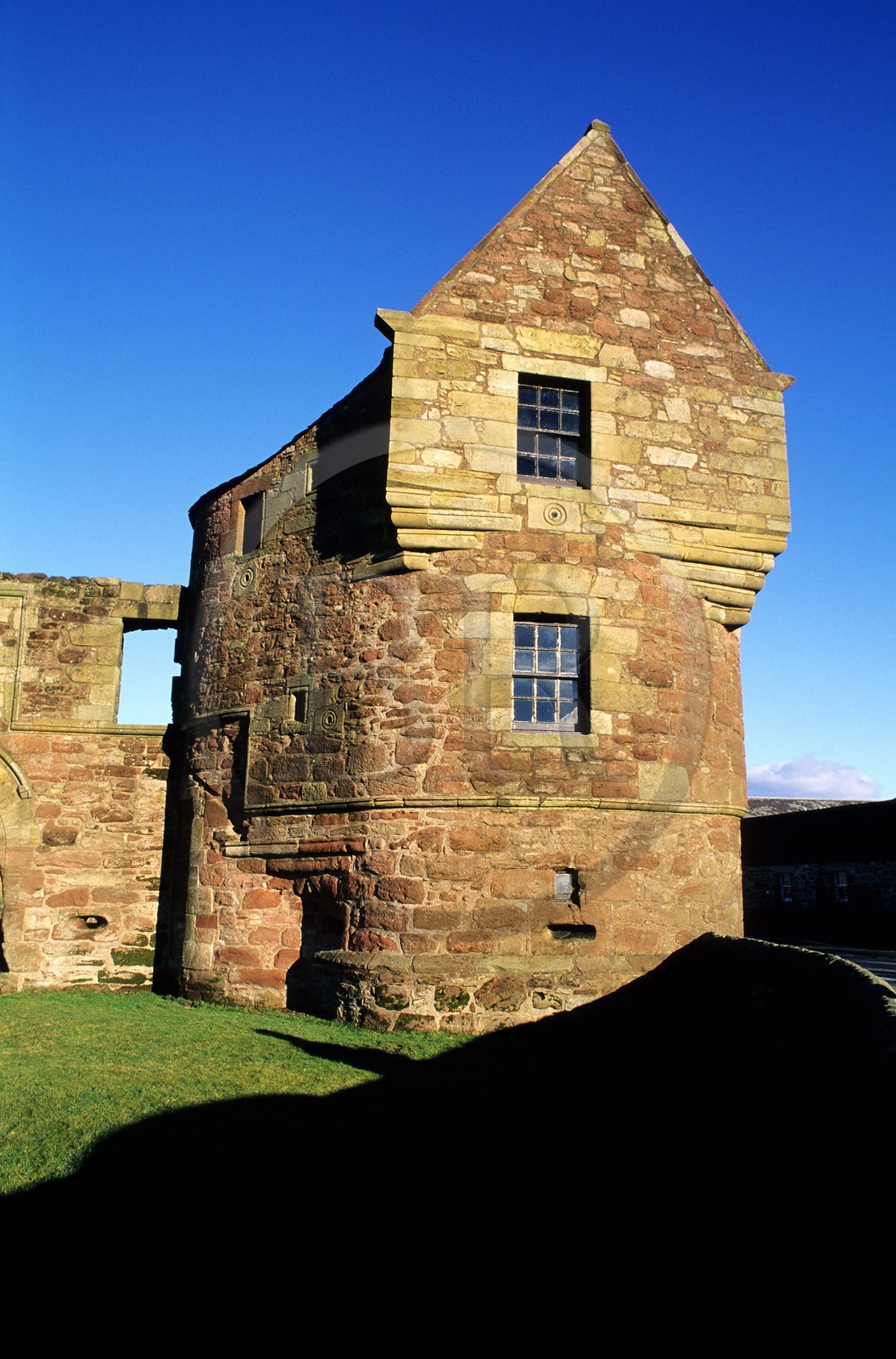 Royaume-Uni, Ecosse, Perthshire and Kinross, Burleigh Castle au bord du Loch Leven