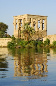 Egypt, Upper Egypt, Nubia, Nile Valley, Aswan, Agilka Island, Philae listed as World Heritage by UNESCO, kiosk of the Roman Emperor Trajan