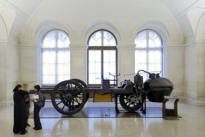 France, Paris, the musée des Arts et Métiers (museum), Nicolas Joseph Cugnot's Steam Wagon