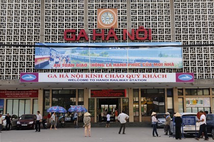 Vietnam, Hanoï, central train station