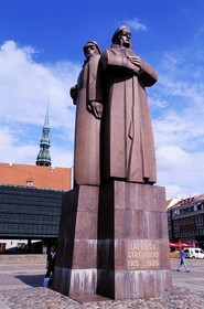 Latvia (Baltic States), Riga, place of the Latish Infantrymen who formed the personal guard of Lenin