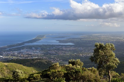 France, Haute-Corse (2B), l'étang de Biguglia (stagnu di Chjurlinu), réserve naturelle de Corse (RNC)