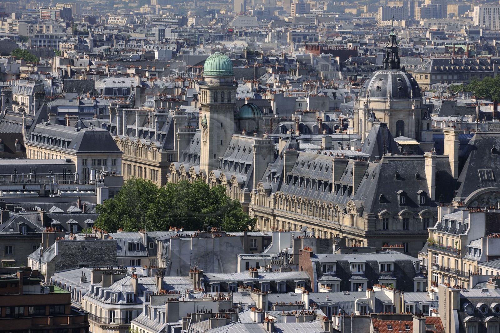France, Paris (75), Quartier Latin, la Sorbonne dans la rue Saint-Jacques
