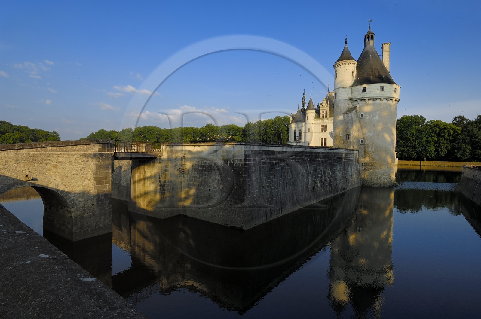 France, Indre-et-Loire (37), château de Chenonceau édifié de 1513 à 1521 de style Renaissance