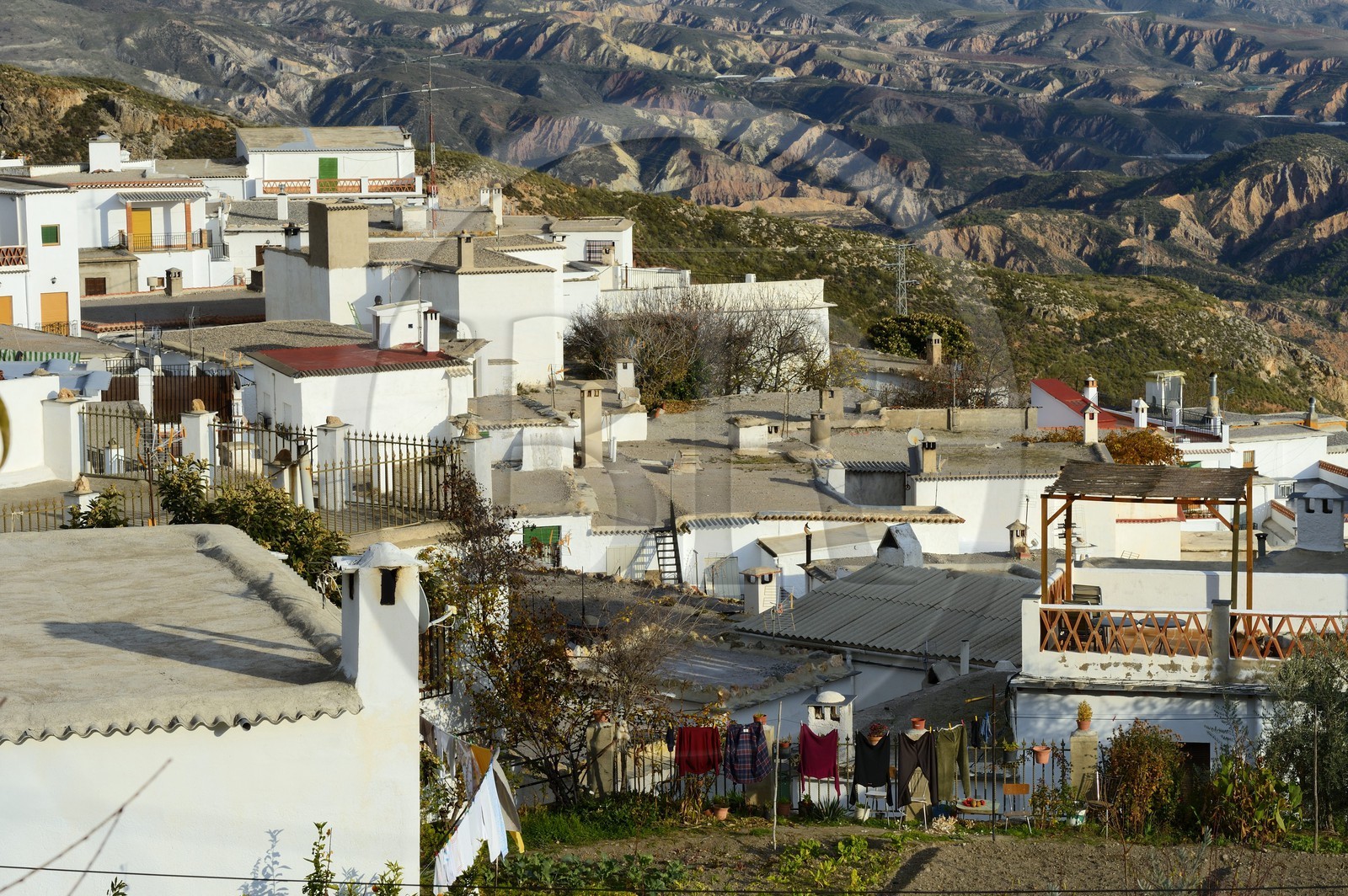 Espagne, Andalousie, province de Grenade, village de Yegen dans la region des Alpujarras, domicile de l'écrivain britannique Gerald Brenan dans les années 1920