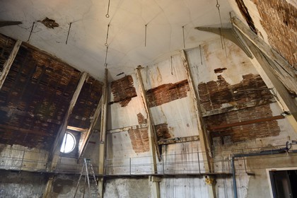 France, Rhone, Lyon, historical site listed as World Heritage by UNESCO, the hospital of Hotel Dieu, hooks hall where the deads were hanged for study and dissection