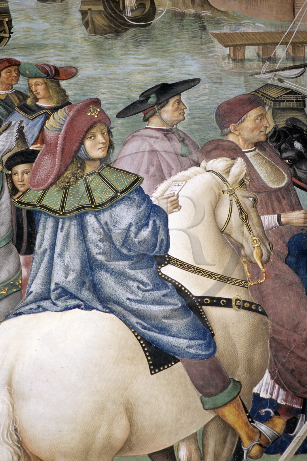 Italie, Toscane, Sienne, Duomo, Bibliothèque Piccolomini (Pie II)