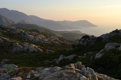 France, Haute Corse, the coast west of Calvi