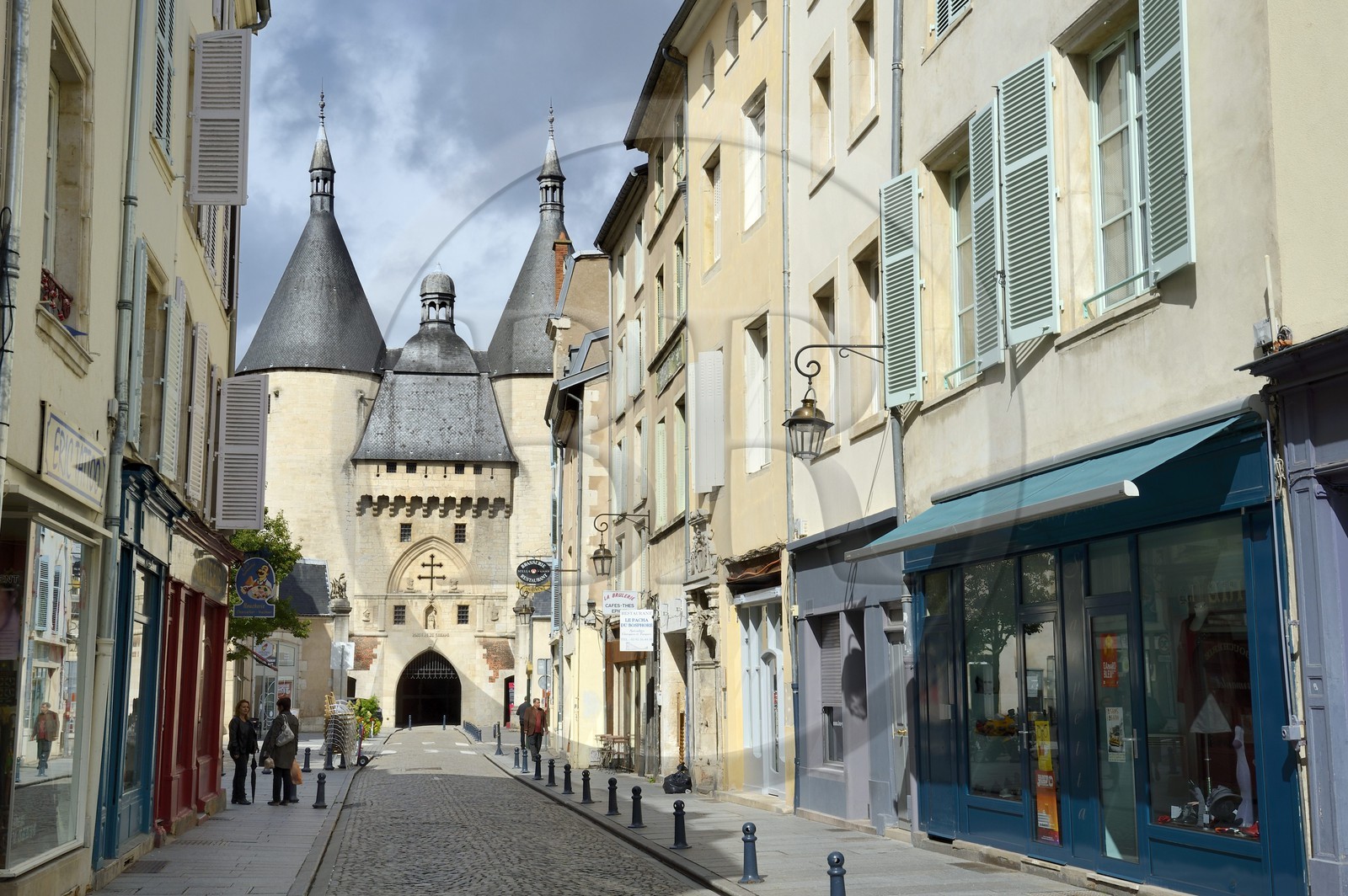France, Meurthe-et-Moselle (54), Nancy, Porte de la Craffe, vestige des fortifications médiévales