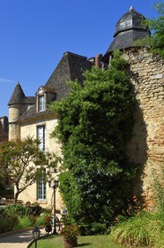 France, Dordogne, Perigord Noir, Dordogne valley, Sarlat la Caneda, the presidial where royal justice was exercised, today the restaurant Présidial