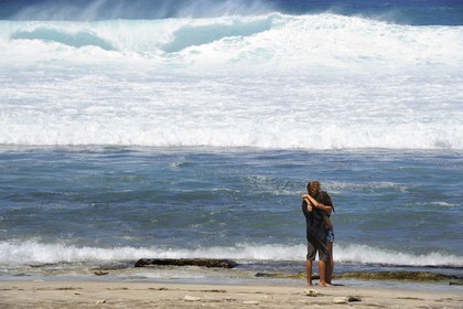 France, île de la Réunion, la côte sud, plage de Grand-Anse