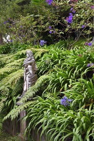 Portugal, Madeira Island, Funchal, the Monte Palace tropical garden, sculptures adorn the garden