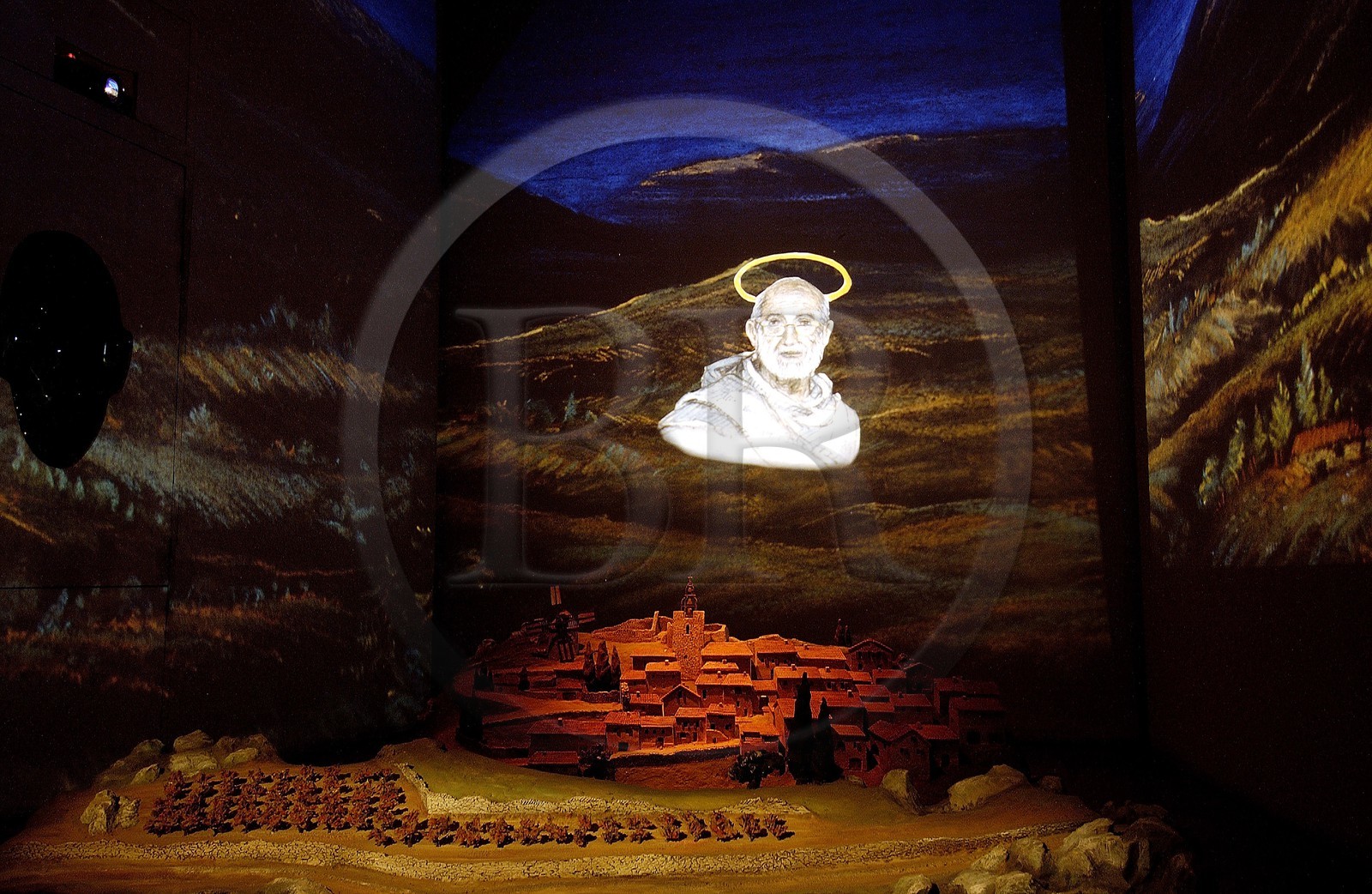 France, Aude (11), spectacle du sermon du cur