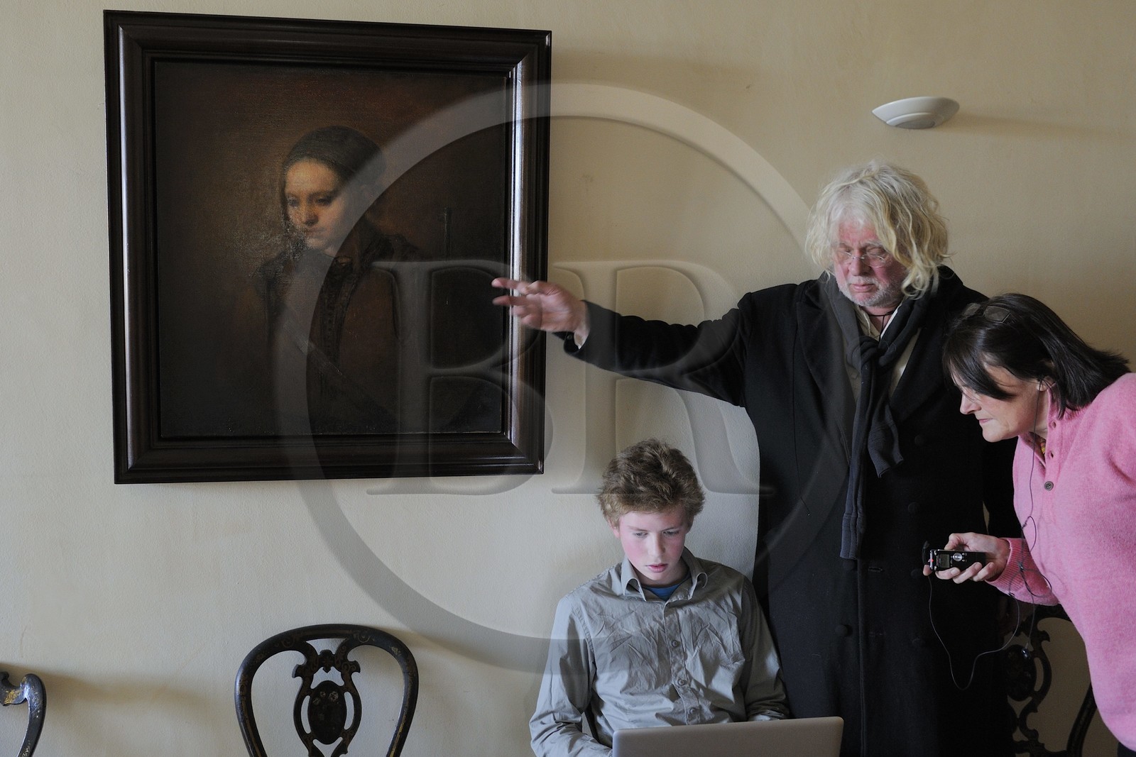 France, Yvelines (78), Maisons-Laffitte, le peintre suédois Odd Nerdrum