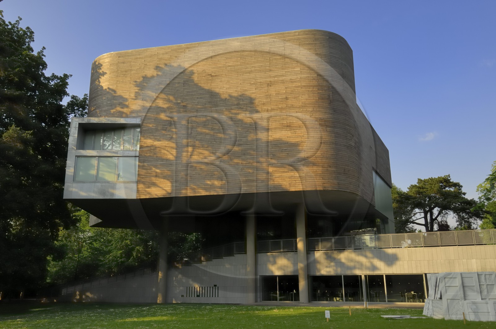 Irlande, Cork, University College Cork, la Glucksman Gallery (art contemporain) par les architectes O'Donnell & Tuomey
