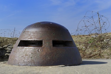 France, Meuse (55), Douaumont, fort de Douaumont, pièce maîtresse de la défense autour de Verdun qui fut pris par les allemands en 1916 puis repris par les troupes coloniales du Maroc la même année, observatoire