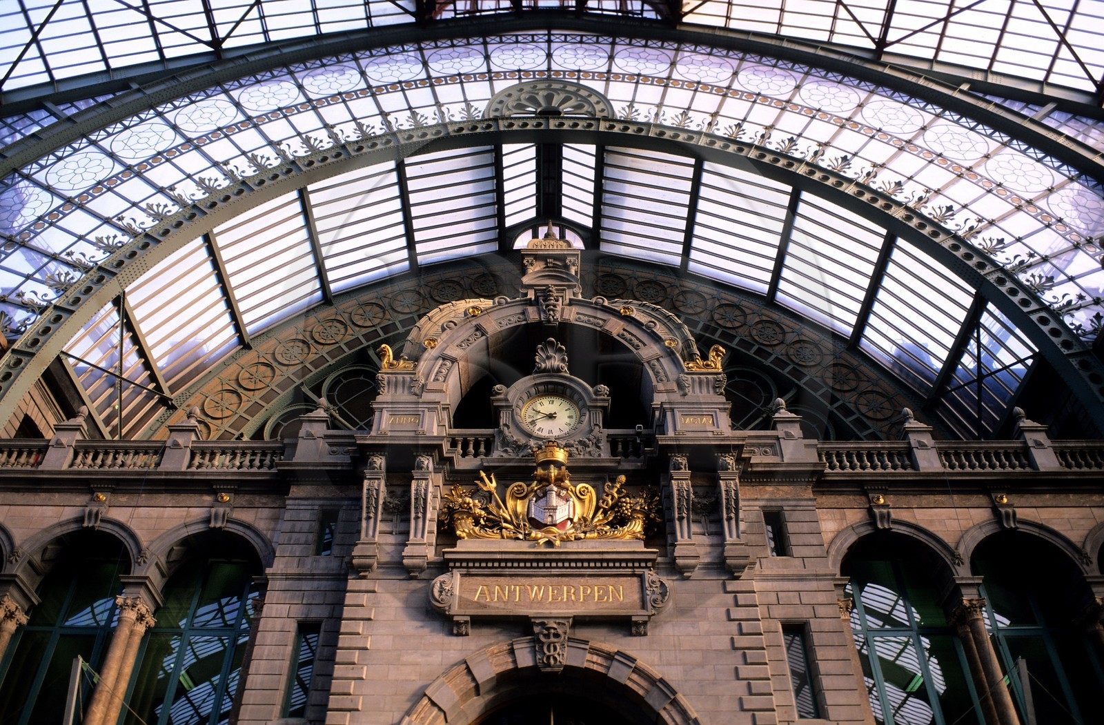Belgique, Flandre, Anvers (Antwerpen), la gare centrale