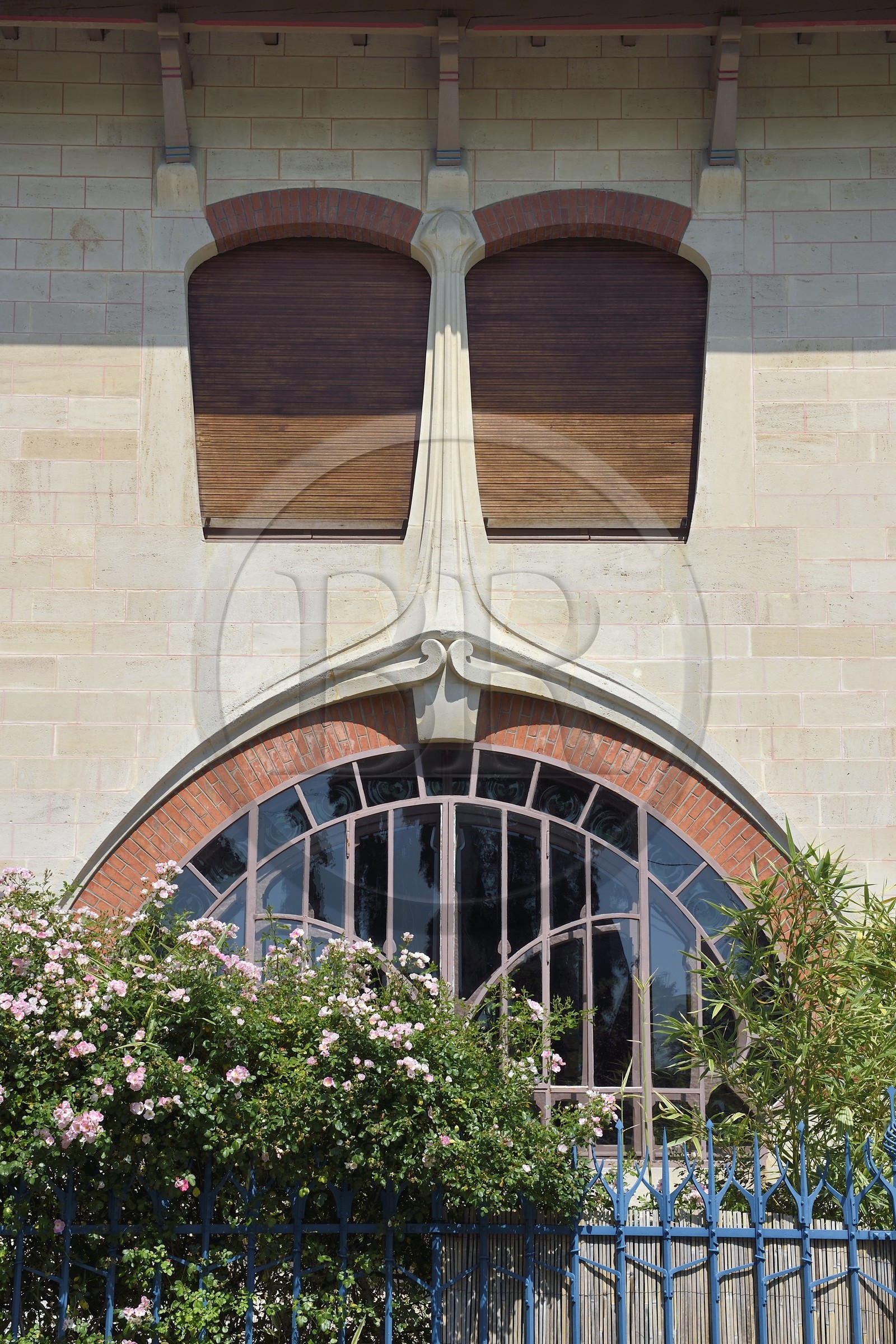 France, Meurthe-et-Moselle (54), Nancy, quartier de Saurupt, villa des Glycines (1902-1903) de l'architecte Emile André en style Art Nouveau