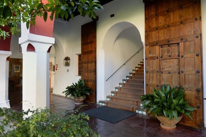 Spain, Extremadura, Guadalupe, the Parador of Tourism, former Saint John the Baptist Hospital (San Juan Bautista hospital)