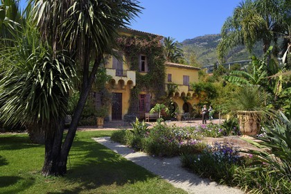 France, Alpes-Maritimes (06), Menton, villa du Jardin botanique exotique du Val Rahmeh