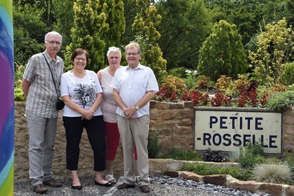 France, Moselle, Petite Rosselle, Friends of Roses Association the Wendel North neighborhood